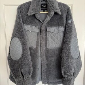 ALO Yoga Charcoal Sherpa Jacket